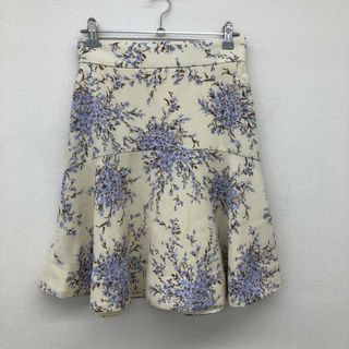 マーキュリーデュオ(MERCURYDUO)の【MERCURYDUO】マーキュリーデュオ　スカート　クリーム系・紫系　花柄　総柄　Mサイズ　レディース(その他)