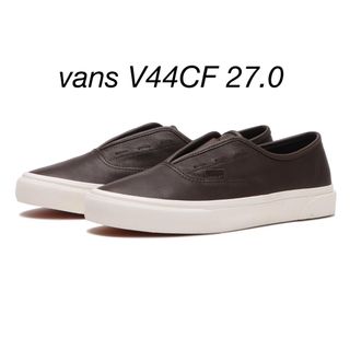 ヴァンズ(VANS)のVANS スニーカー オーセンティック　レースレス　ブラウン　27cm(スニーカー)