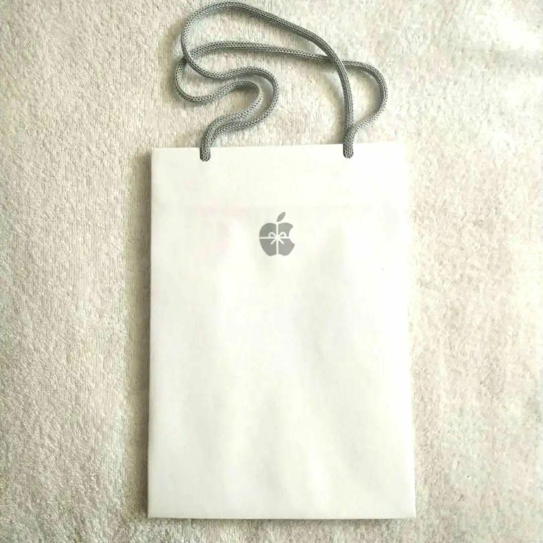 Apple(アップル)のApple ショッパー ショップ袋 紙袋 ホリデーデザイン インテリア/住まい/日用品のオフィス用品(ラッピング/包装)の商品写真