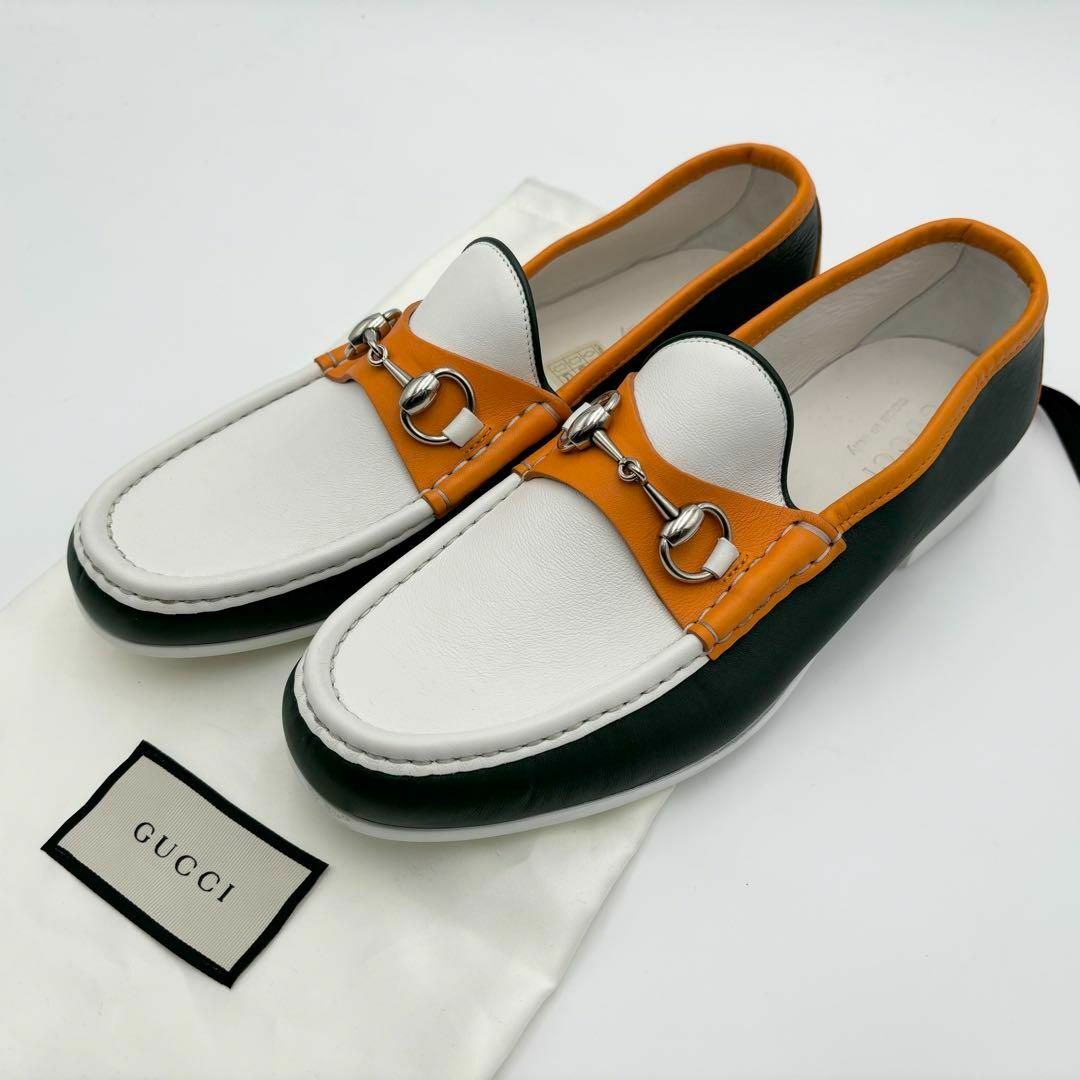 GUCCI - 未使用級 GUCCI グッチ ホースビットローファー 337060 GUCCI - 未使用級 GUCCI グッチ ホースビットローファー 337060