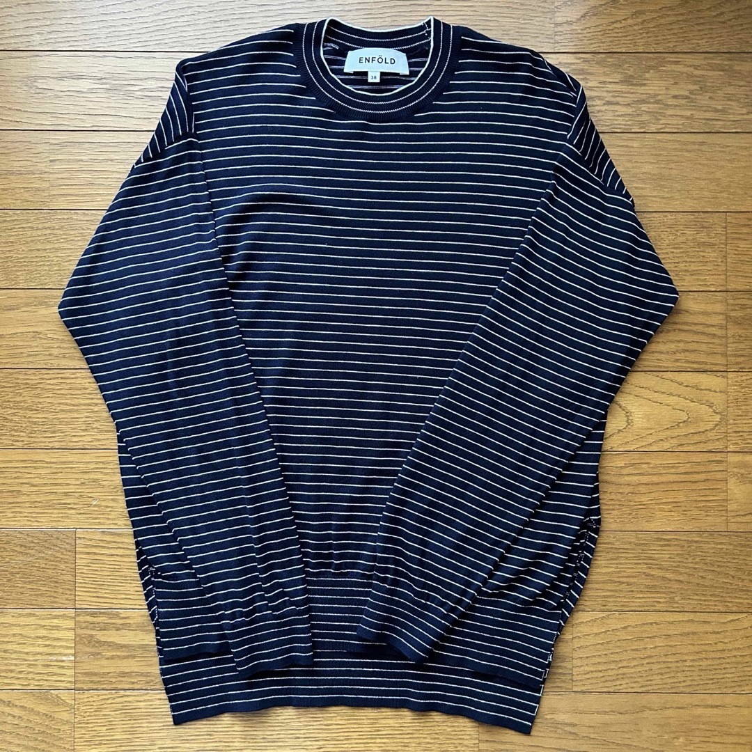ENFOLD - ENFOLD◉ SILK*COTTON PULLOVERの通販 by monkey's ENFOLD - ENFOLD◉ SILK*COTTON PULLOVERの通販 by monkey's