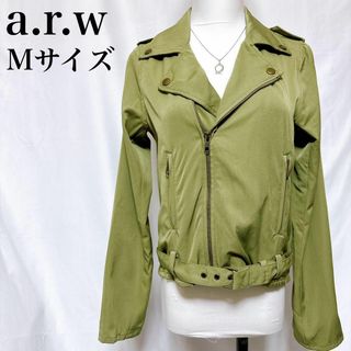 ライダースジャケット (グリーン・カーキ/緑色系)のフリマ ライダースジャケット (グリーン・カーキ/緑色系)のフリマ