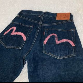 EVISU - サイズ32 白大黒 極美品 赤耳 2001 NO2 エヴィス エビス EVISU - サイズ32 白大黒 極美品 赤耳 2001 NO2 エヴィス エビス