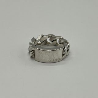 GUCCI - 【美品】 現行 希少 GUCCI リング ダイアゴナル 21号 GUCCI - 【美品】 現行 希少 GUCCI リング ダイアゴナル 21号