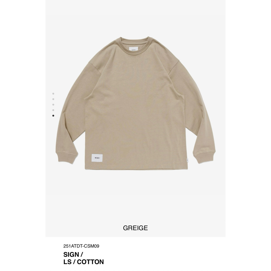W)taps - WTAPS 251 ATDT-CSM09 SIGN / LS / COTTONの通販 by W)taps - WTAPS 251 ATDT-CSM09 SIGN / LS / COTTONの通販 by