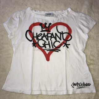 モスキーノ(MOSCHINO)のmoschino tops(Tシャツ(半袖/袖なし))