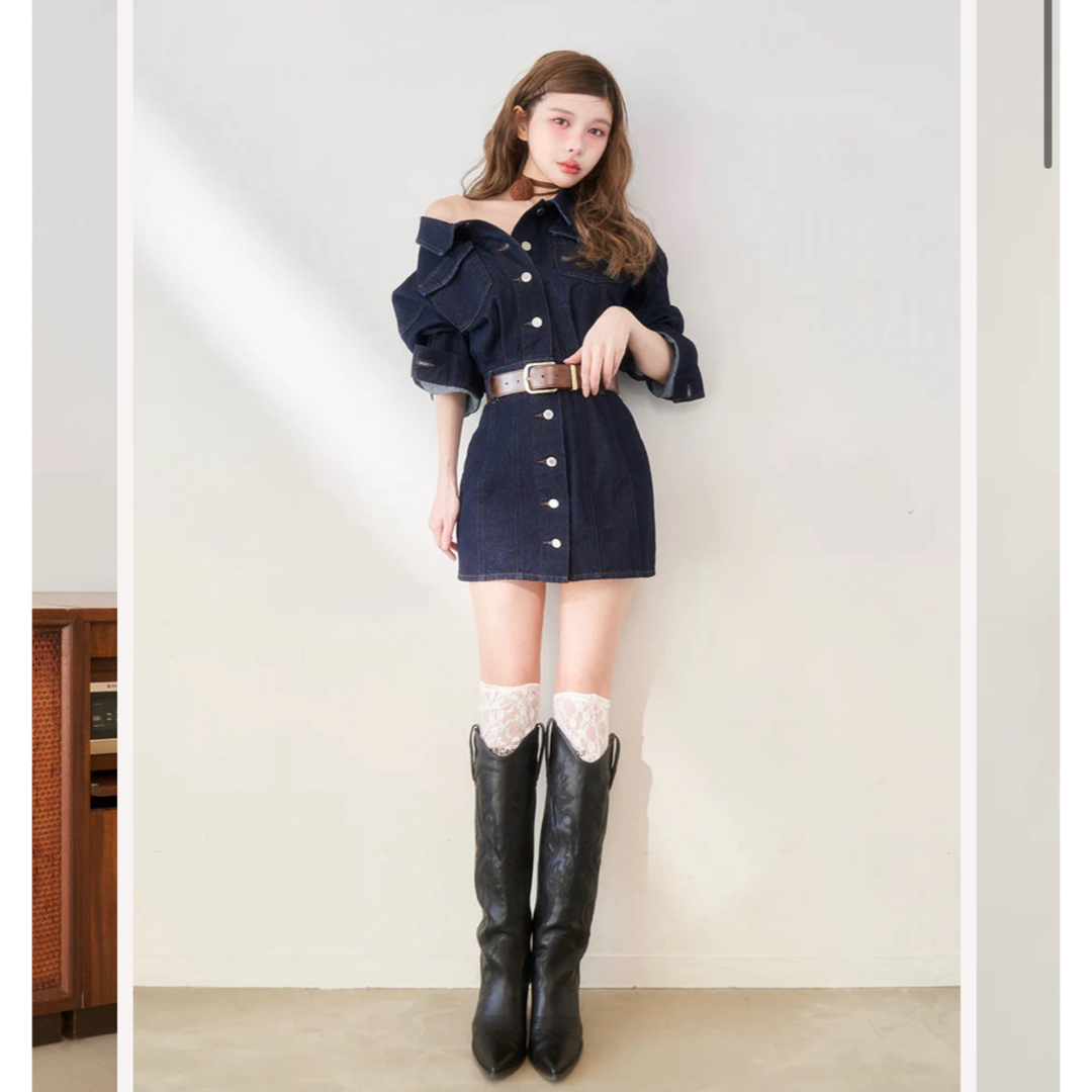 Darich - 新品タグつき ダーリッチ ボリュームデニムミニ Darich - 新品タグつき ダーリッチ ボリュームデニムミニ