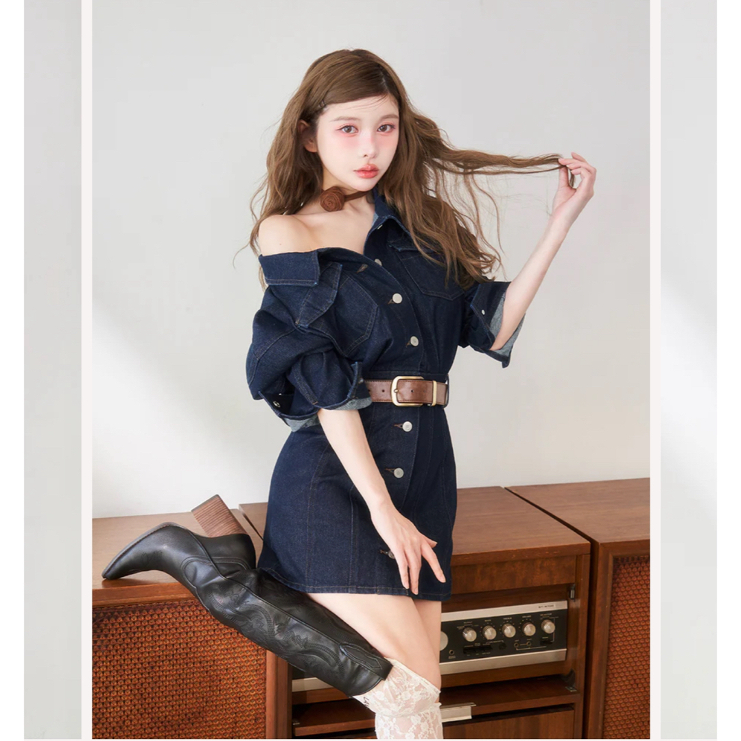 Darich - 新品タグつき ダーリッチ ボリュームデニムミニ Darich - 新品タグつき ダーリッチ ボリュームデニムミニ