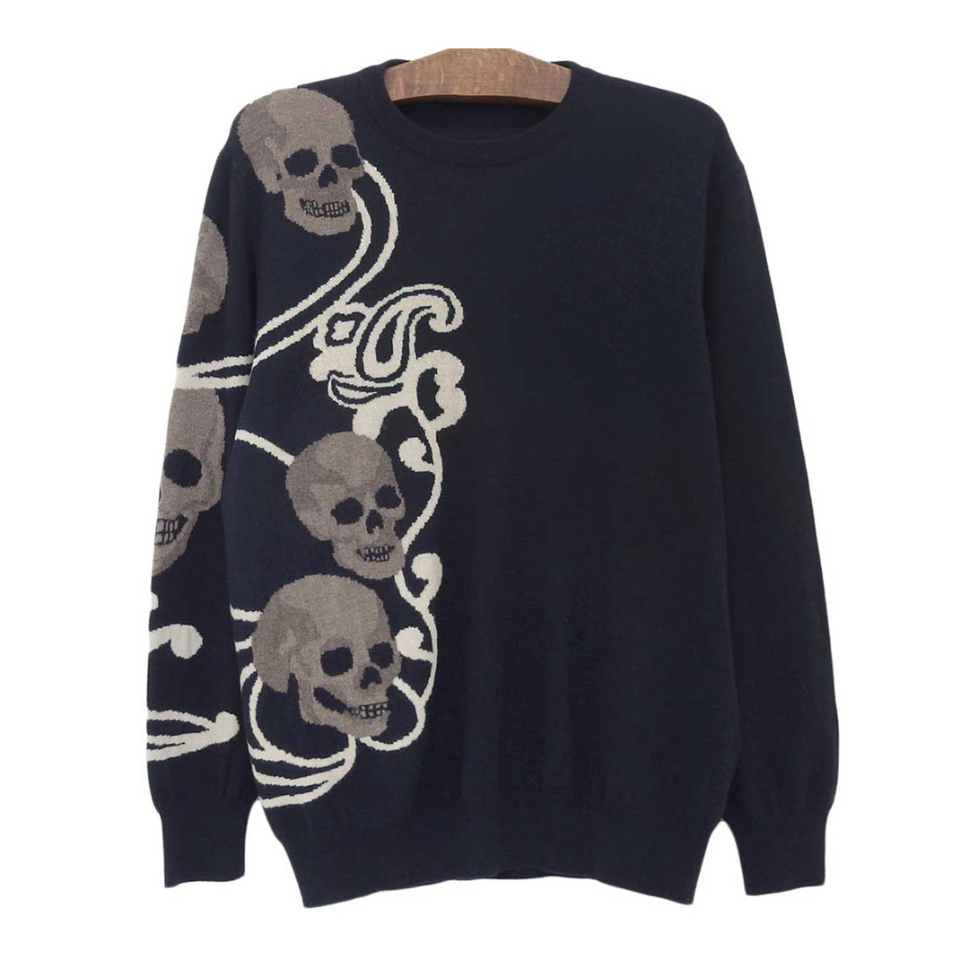 Alexander McQueen - アレキサンダーマックイーン スカル ニット Alexander McQueen - アレキサンダーマックイーン スカル ニット