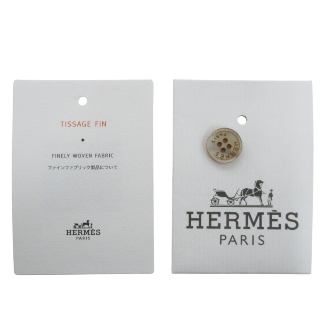 HERMES - 良品 HERMES エルメス ストライプ柄 シルク100% 長袖 HERMES - 良品 HERMES エルメス ストライプ柄 シルク100% 長袖
