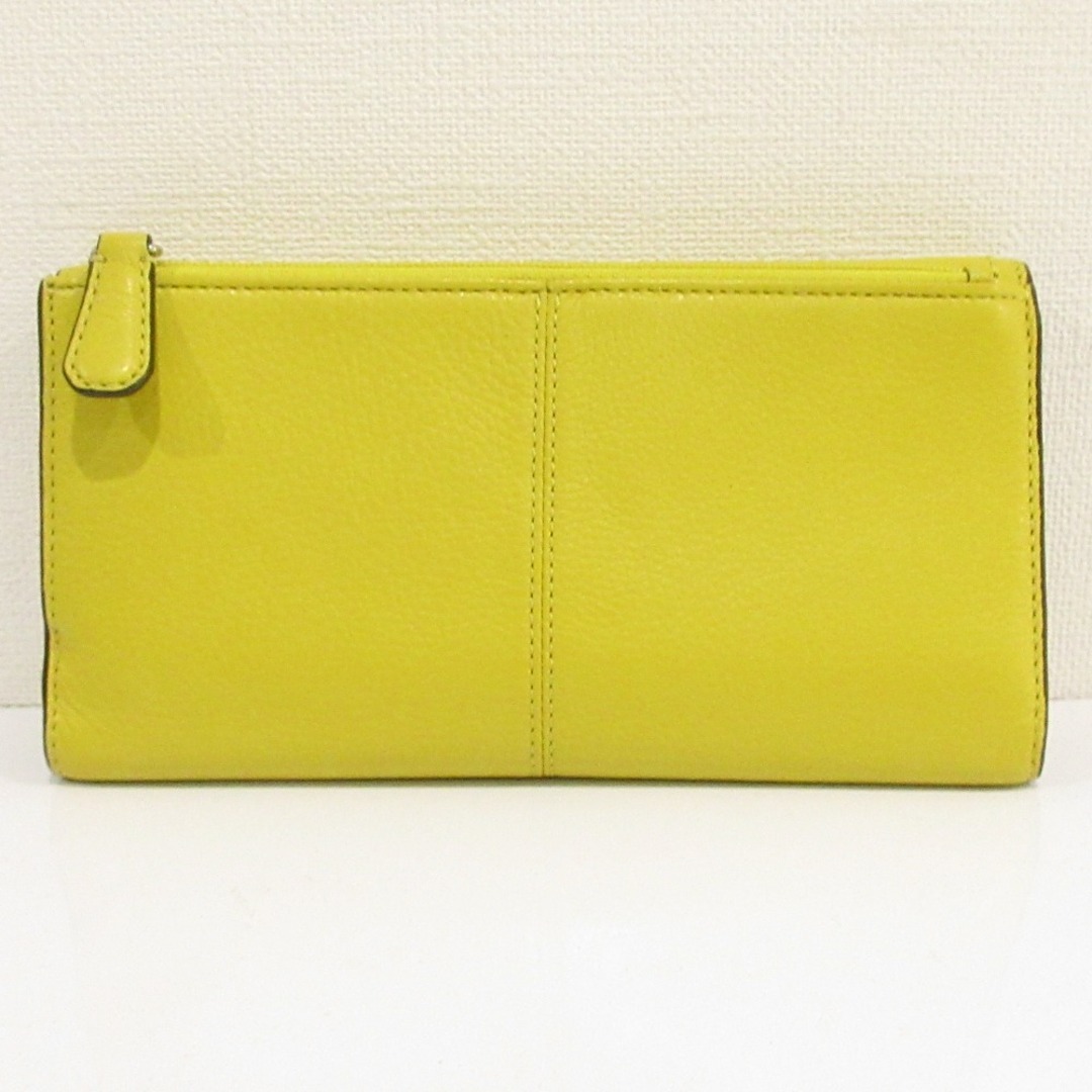 COACH - 美品 COACH コーチ レザー ターンロック 三つ折り長財布 COACH - 美品 COACH コーチ レザー ターンロック 三つ折り長財布