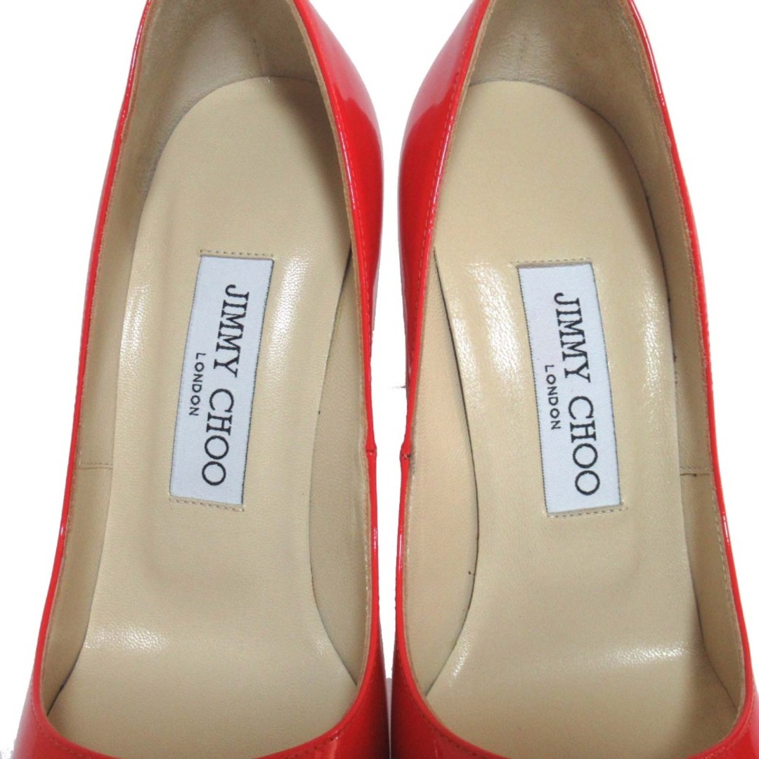 JIMMY CHOO - 未使用 JIMMY CHOO ジミーチュウ パテントレザー JIMMY CHOO - 未使用 JIMMY CHOO ジミーチュウ パテントレザー