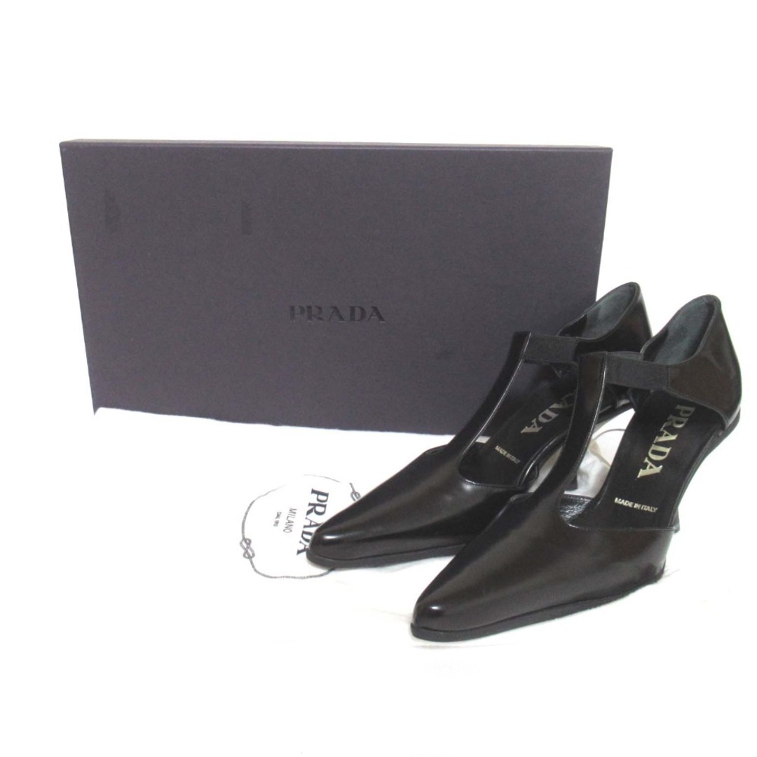 PRADA - 新品同様 PRADA プラダ レザー ポインテッドドゥ PRADA - 新品同様 PRADA プラダ レザー ポインテッドドゥ