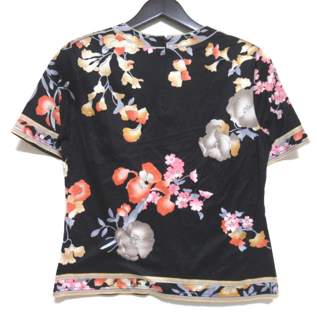 LEONARD - 美品 LEONARD レオナール フラワープリント ショート LEONARD - 美品 LEONARD レオナール フラワープリント ショート