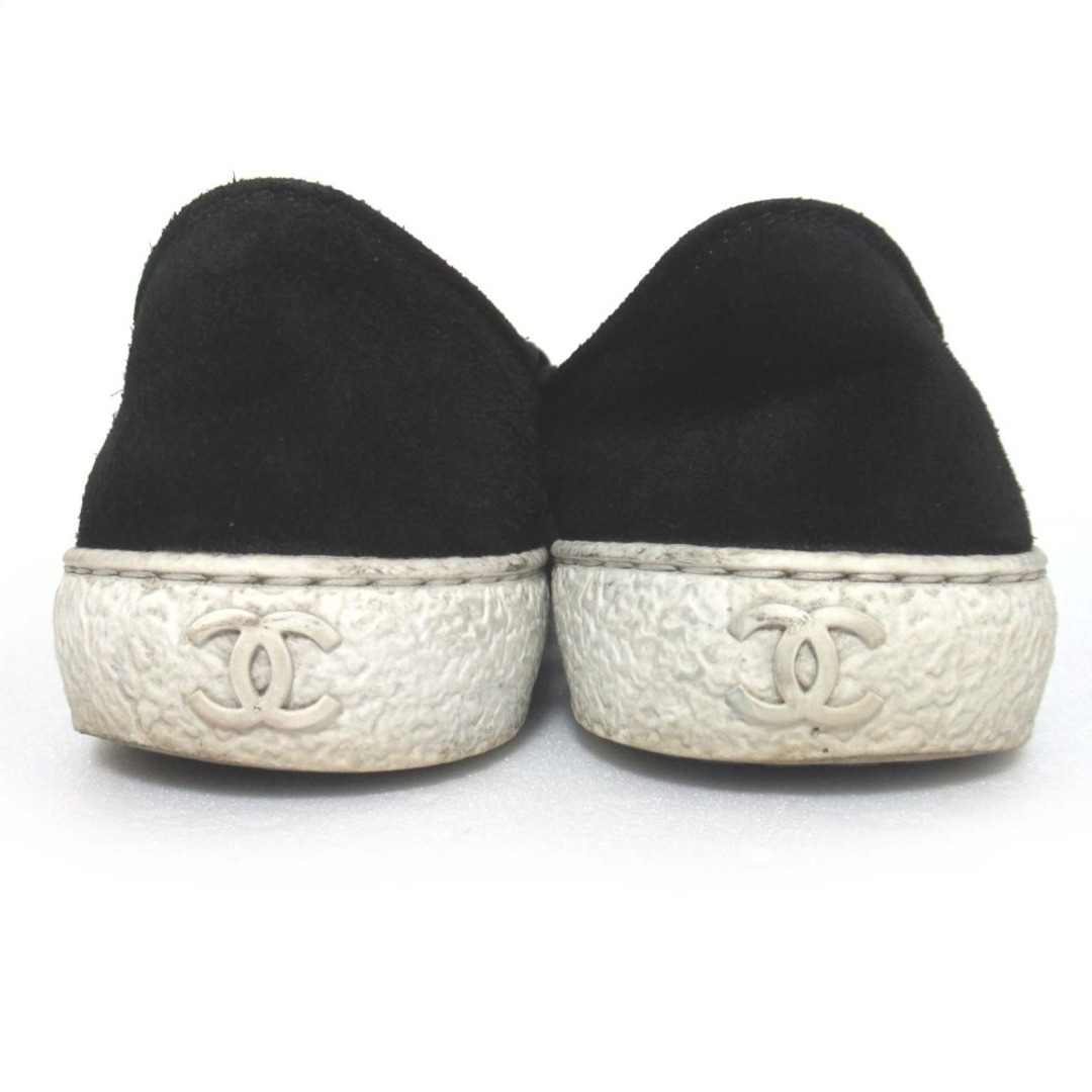 CHANEL - 美品 CHANEL シャネル ココマーク スエード×ツイード CHANEL - 美品 CHANEL シャネル ココマーク スエード×ツイード