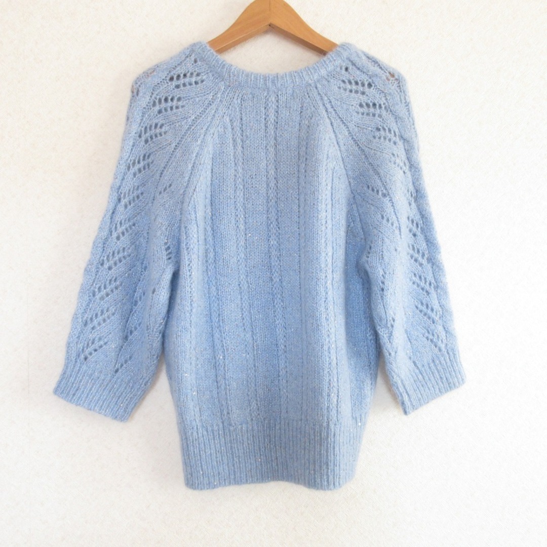 ANAYI - 美品 23AW ANAYI アナイ スパングルヘアリー半袖 プル ANAYI - 美品 23AW ANAYI アナイ スパングルヘアリー半袖 プル