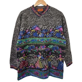MISSONI - 美品 MISSONI ミッソーニ ヴィンテージ 総柄 モヘア MISSONI - 美品 MISSONI ミッソーニ ヴィンテージ 総柄 モヘア