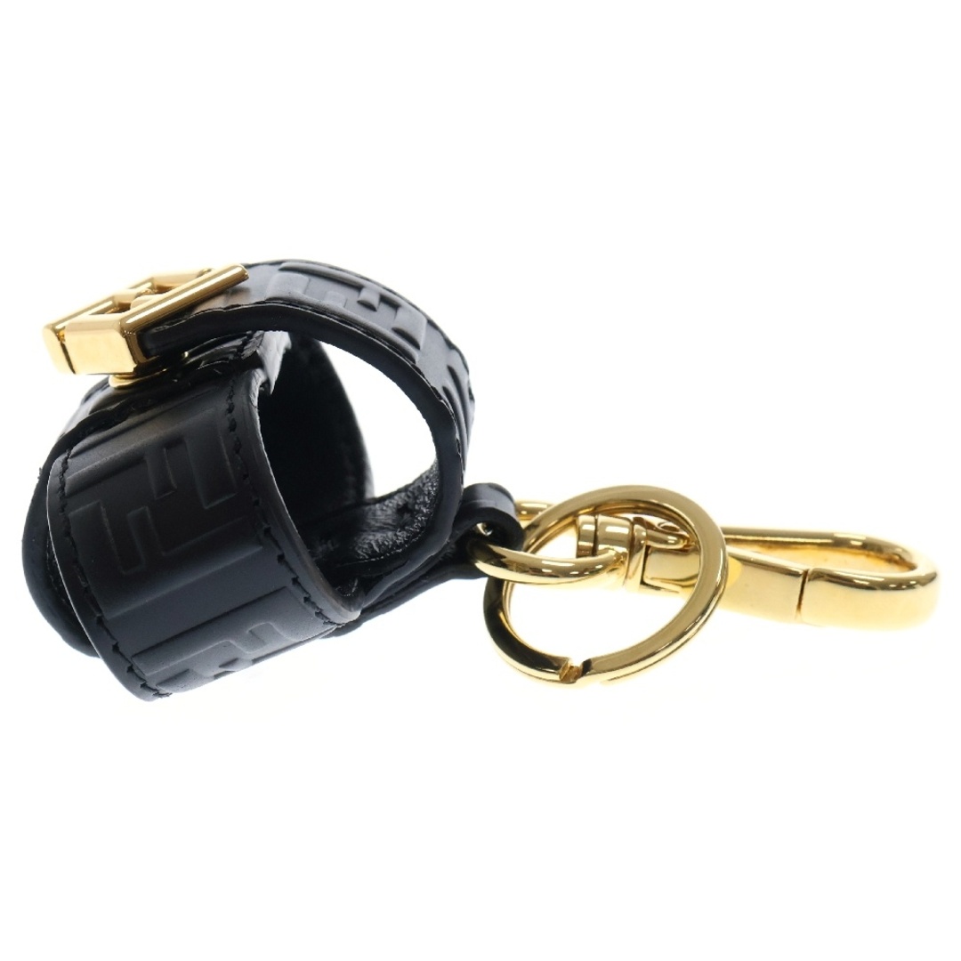 FENDI - FENDI フェンディ エアポッツケース ブラック レザー FENDI - FENDI フェンディ エアポッツケース ブラック レザー
