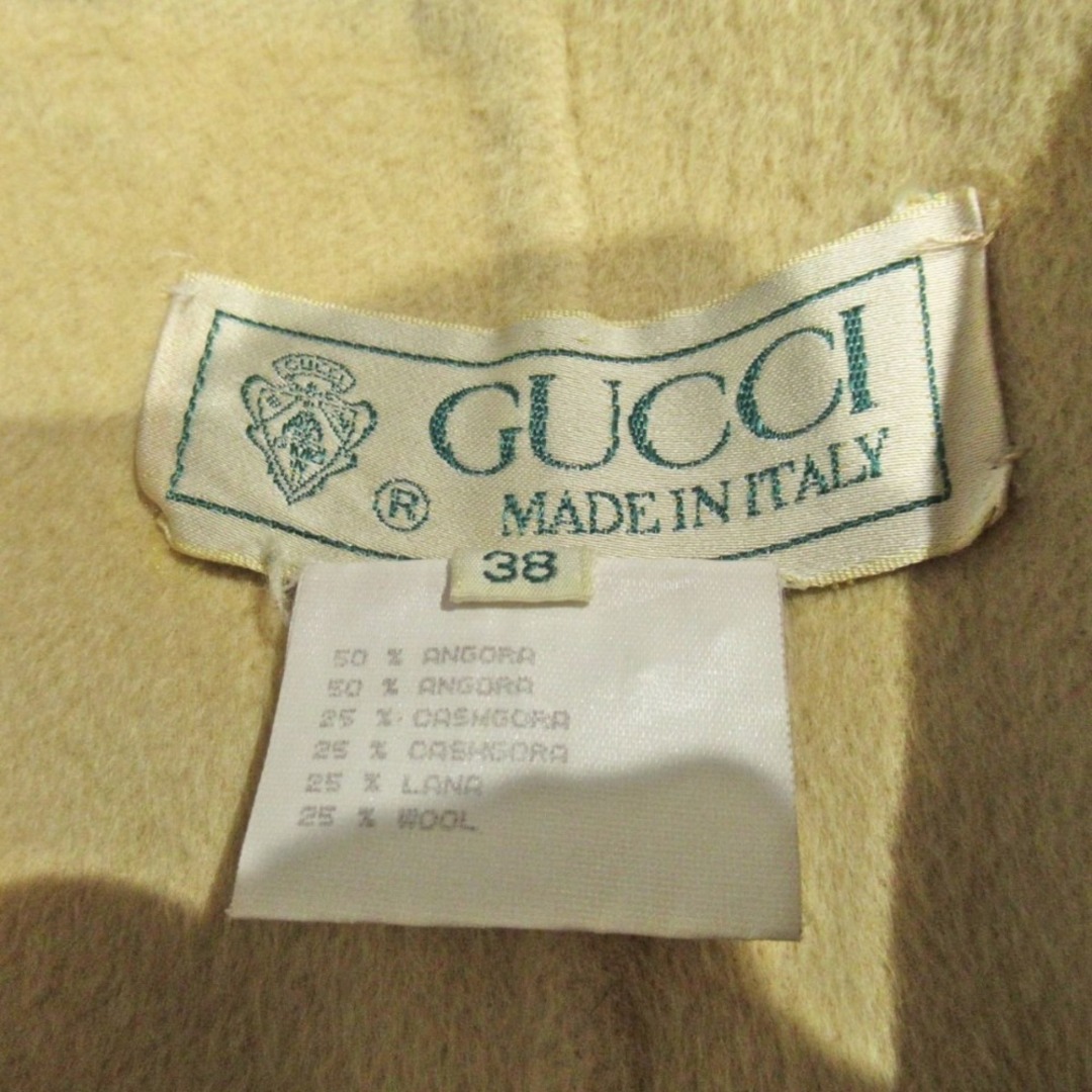 GUCCI - 美品 GUCCI グッチ ヴィンテージ 金ボタン アンゴラ GUCCI - 美品 GUCCI グッチ ヴィンテージ 金ボタン アンゴラ