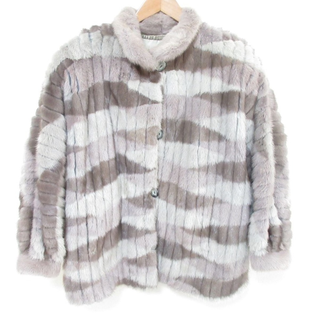 FURRIER Bennie ファーリアベニー ボーダー柄 毛皮 染め FURRIER Bennie ファーリアベニー ボーダー柄 毛皮 染め