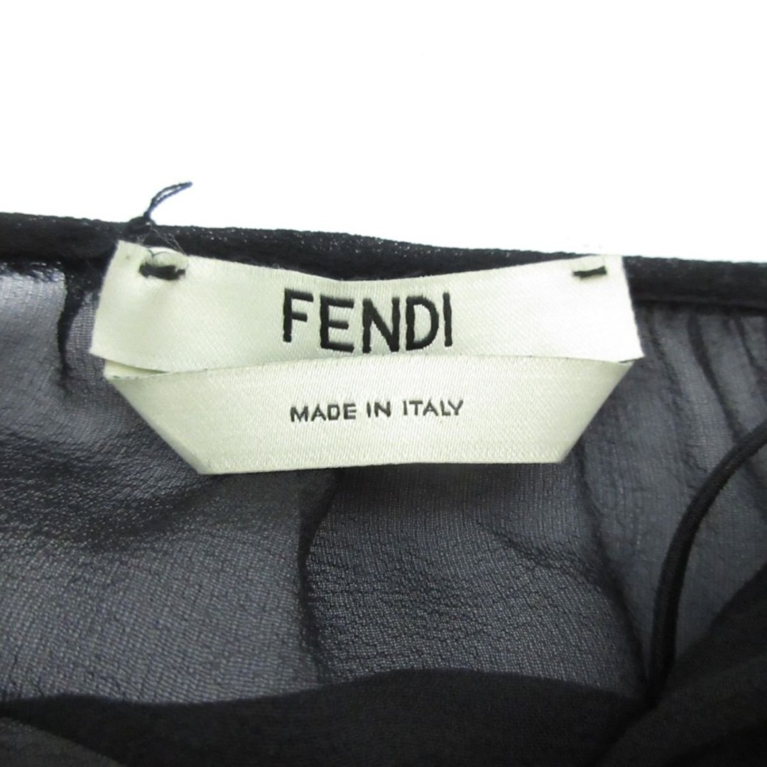 FENDI - 美品 FENDI フェンディ 半袖 シフォン×ニット ウエスト FENDI - 美品 FENDI フェンディ 半袖 シフォン×ニット ウエスト