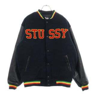 STUSSY - STUSSY fragment VARSITY JKT M 美品 スタジャンの通販 STUSSY - STUSSY fragment VARSITY JKT M 美品 スタジャンの通販