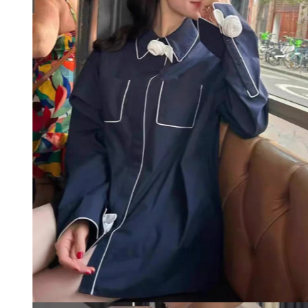 シャツ+ブラウス(長袖+七分) bibiy STEPHANIE SHIRT