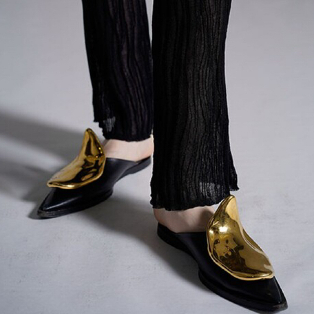 JIL SANDER - 未着用 JIL SANDER メタル プレートフラット JIL SANDER - 未着用 JIL SANDER メタル プレートフラット