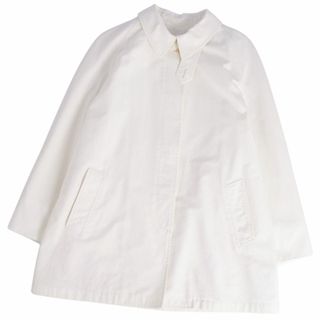 エルメス(HERMES)の美品 エルメス HERMES コート マルジェラ期 ステンカラーコート バルマカーンコート コットン 38(M相当) ホワイト(その他)