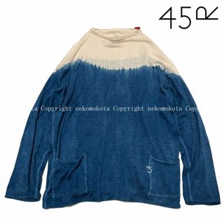 45R - 【45R】45rpm 縮絨ウール100% フロートフラワーニット 花 45R - 【45R】45rpm 縮絨ウール100% フロートフラワーニット 花