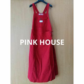 PINK HOUSE - 野ばらとチェリープリント ミディワンピース PINK HOUSE - 野ばらとチェリープリント ミディワンピース