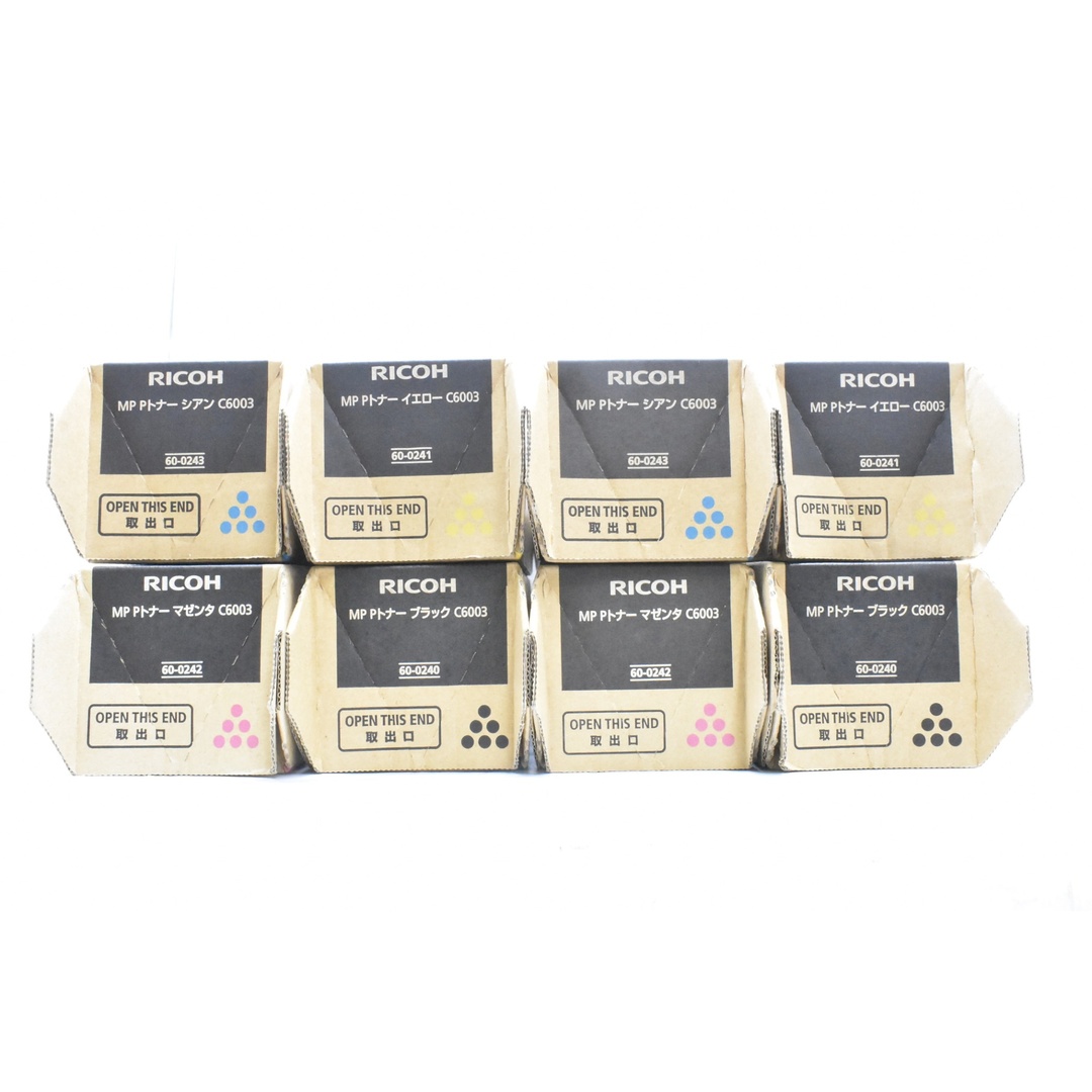 RICOHトナーC6003C6010C3503各色計12本 (未使用 RICOH 純正 RICOHトナーC6003C6010C3503各色計12本 (未使用 RICOH 純正