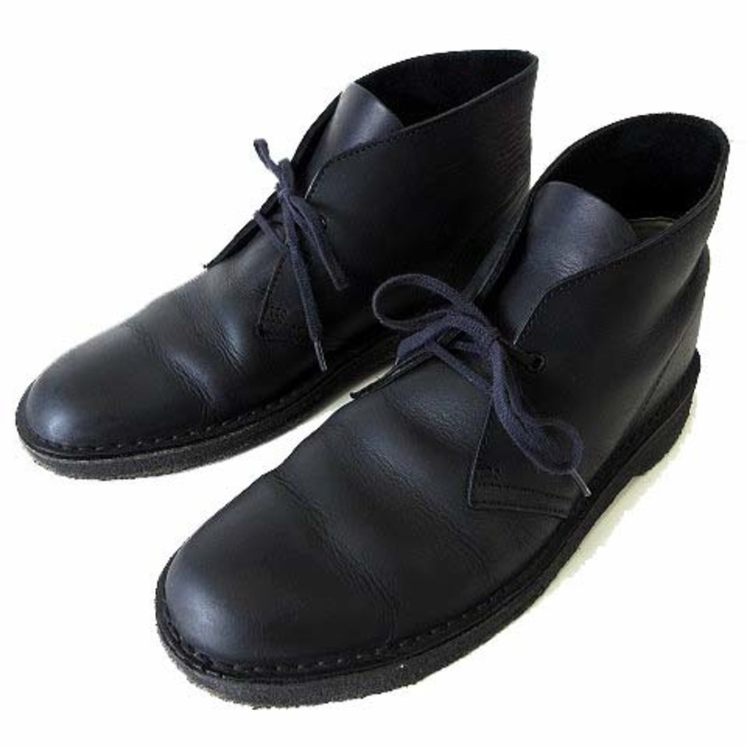 Clarks - クラークス デザートブーツ シューズ レザー US 8.5 黒 Clarks - クラークス デザートブーツ シューズ レザー US 8.5 黒