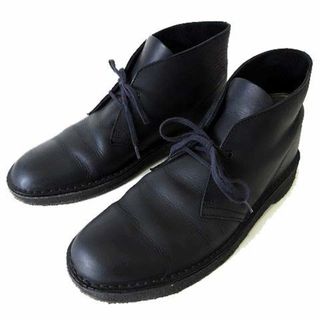 Clarks - クラークス デザートブーツ シューズ レザー US 8.5 黒 Clarks - クラークス デザートブーツ シューズ レザー US 8.5 黒