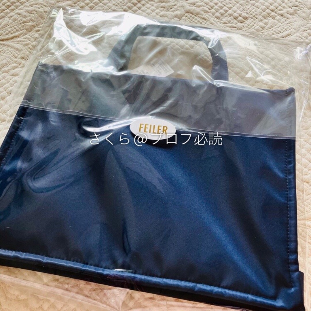 100%本物 - FEILER 【完売品】学校フェイラー ミニスクエア VERY✕FEILER バッグ
