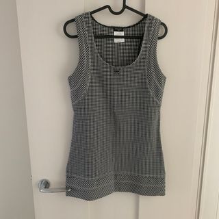 CHANEL - CHANELチェック柄タンクトップ!チュニック!美品 Mの CHANEL - CHANELチェック柄タンクトップ!チュニック!美品 Mの