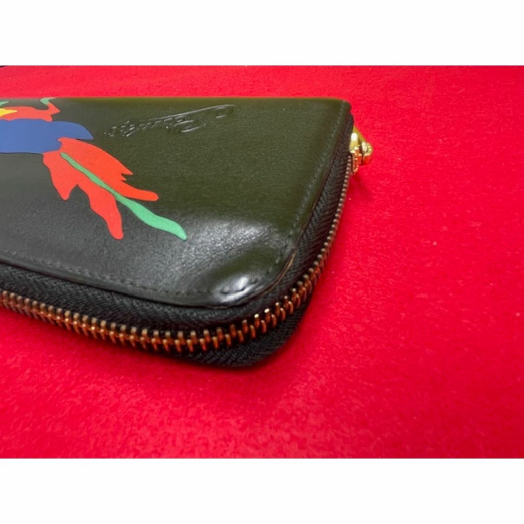 入手困難 LOEWE ロエベ ラウンドジップ レザー 長財布 鳥