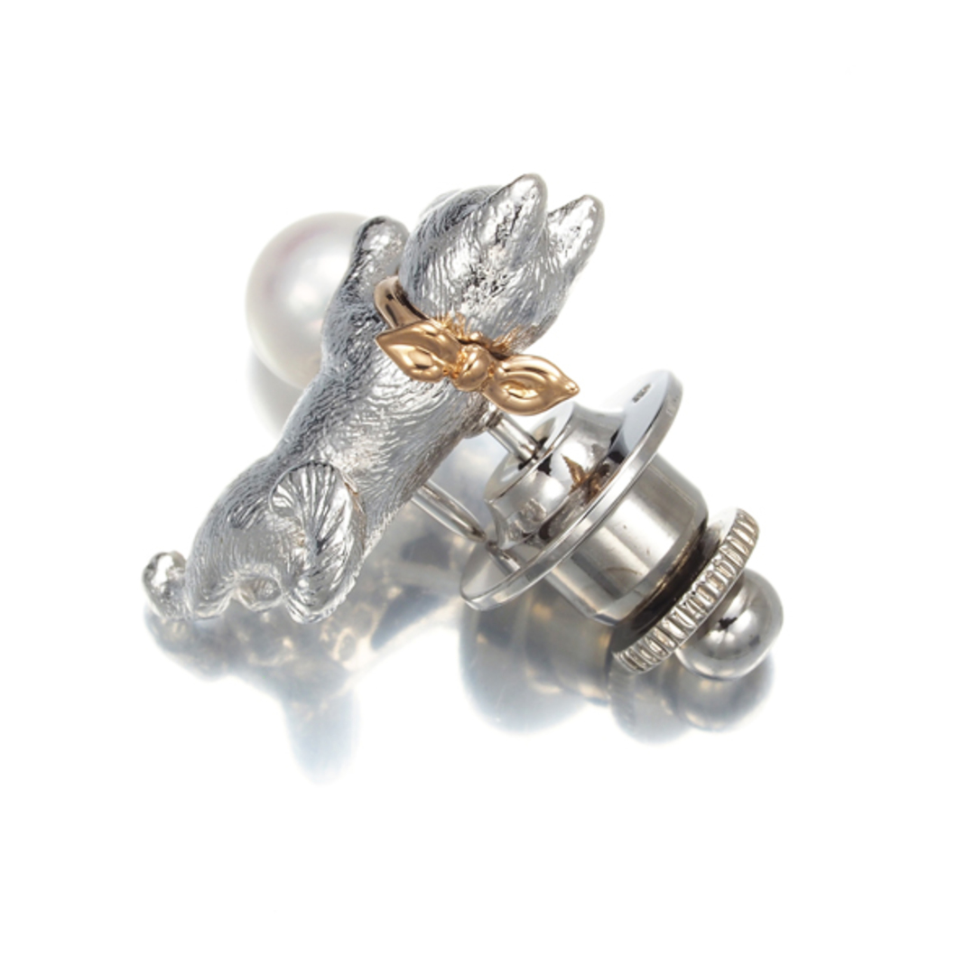 MIKIMOTO - ミキモト ブローチ パール 真珠 6.1mm 犬 イヌ MIKIMOTO - ミキモト ブローチ パール 真珠 6.1mm 犬 イヌ