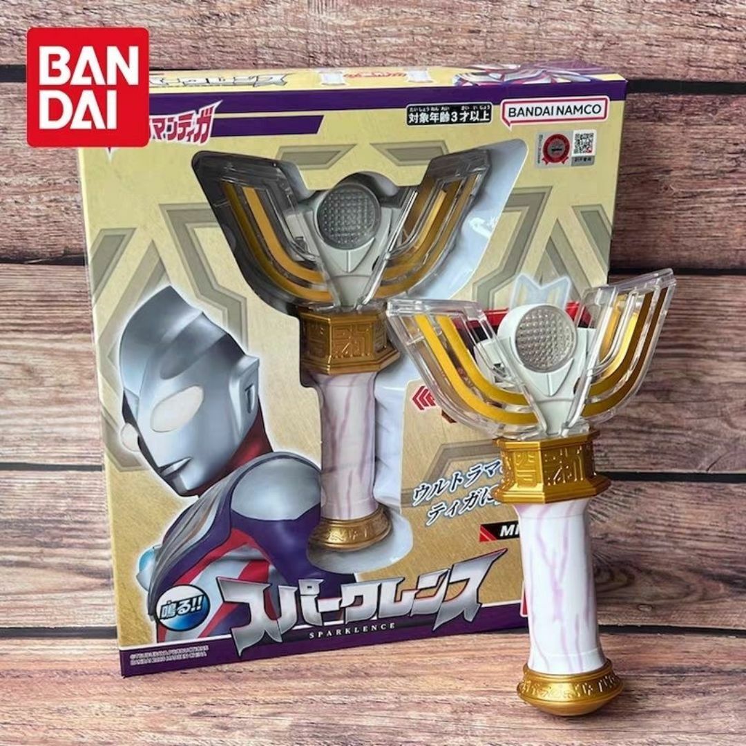 BANDAI - ティガウルトラマン ミニスパークレンズ 変身アイテム 音声付きおもちゃ