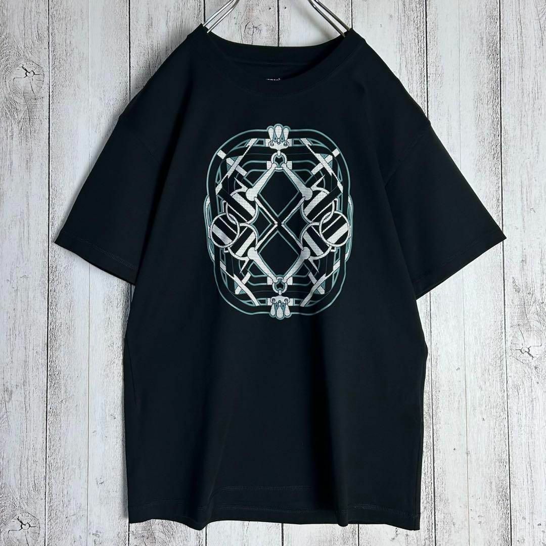 HERMES - 【定番ブラック】エルメス☆ビッグロゴ入りTシャツ HERMES - 【定番ブラック】エルメス☆ビッグロゴ入りTシャツ