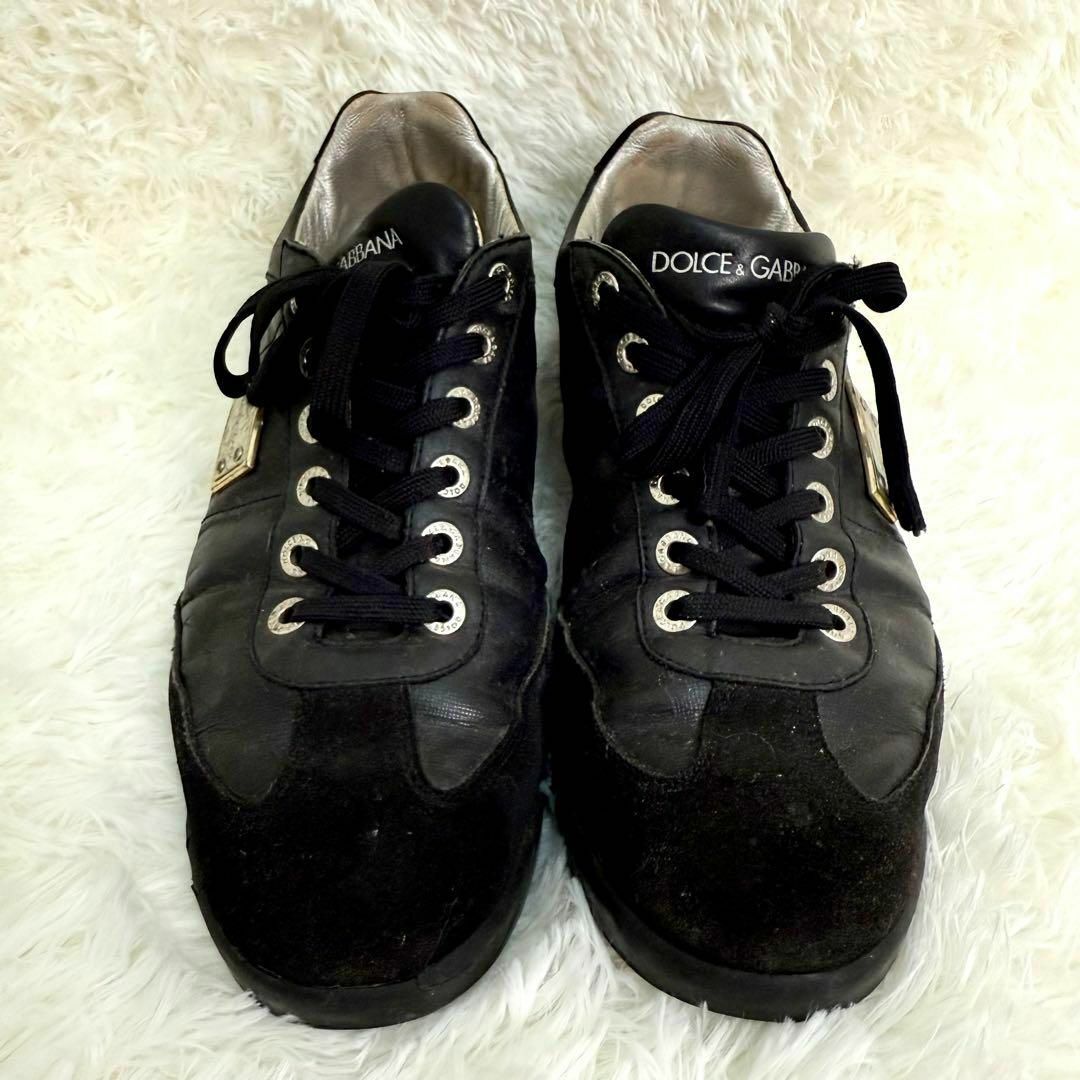 DOLCE&GABBANA - DOLCE&GABBANA ドルガバ ロゴプレートレザー DOLCE&GABBANA - DOLCE&GABBANA ドルガバ ロゴプレートレザー