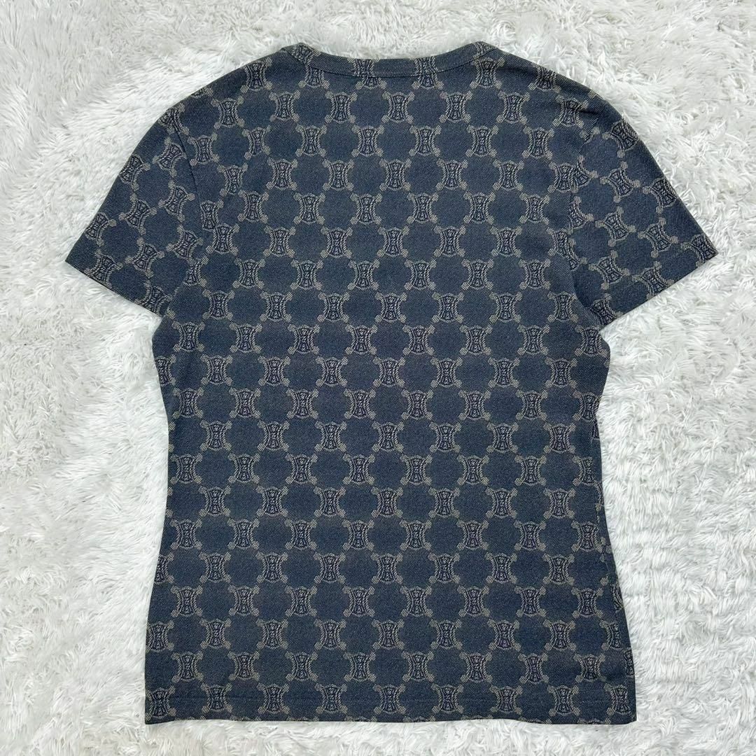 CELINE - 【人気モデル】セリーヌ☆総柄入りデニムTシャツ CELINE - 【人気モデル】セリーヌ☆総柄入りデニムTシャツ