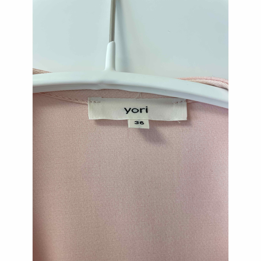 yori ヨリ スプリングカラージャケット ピンクの通販 by rii|ラクマ yori ヨリ スプリングカラージャケット ピンクの通販 by rii|ラクマ