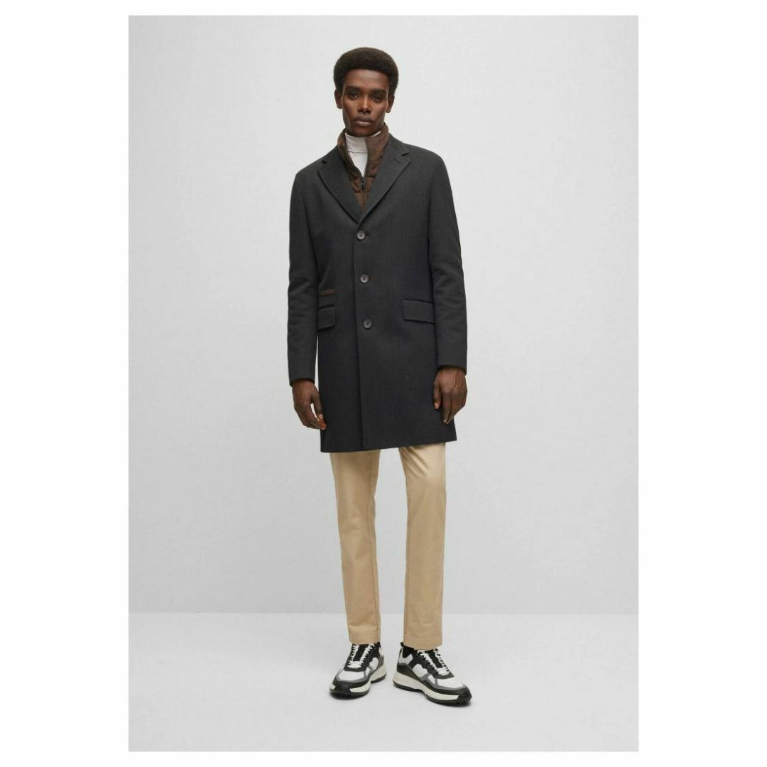 HUGO BOSS - 美品 HUGOBOSS スリムフィットチェスターコート HUGO BOSS - 美品 HUGOBOSS スリムフィットチェスターコート
