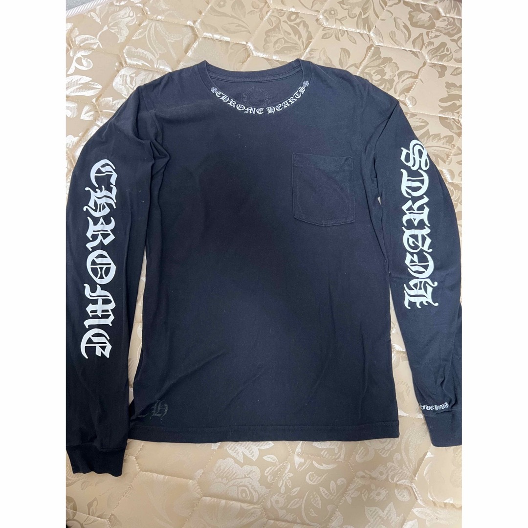 Chrome Hearts - CHROME HEARTS ブラック ロングスリーブTシャツ正規品