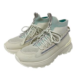 MONCLER - MONCLERモンクレールホワイト スニーカー36の通販 by MONCLER - MONCLERモンクレールホワイト スニーカー36の通販 by