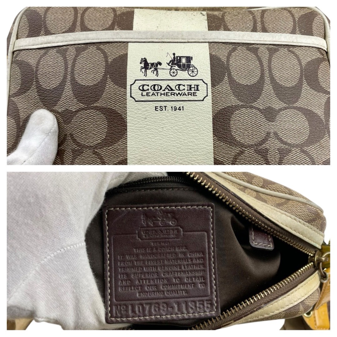 COACH - ✨良品 COACH ショルダーバッグ シグネチャー PVC COACH - ✨良品 COACH ショルダーバッグ シグネチャー PVC
