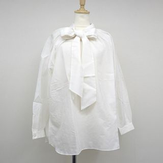 Drawer - Drawer 「コットンシルク ボウタイブラウス」 未使用品 Drawer - Drawer 「コットンシルク ボウタイブラウス」 未使用品