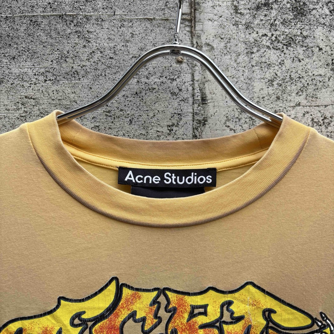 Acne Studios - acne studios アクネ フェイスロゴ プリント t Acne Studios - acne studios アクネ フェイスロゴ プリント t