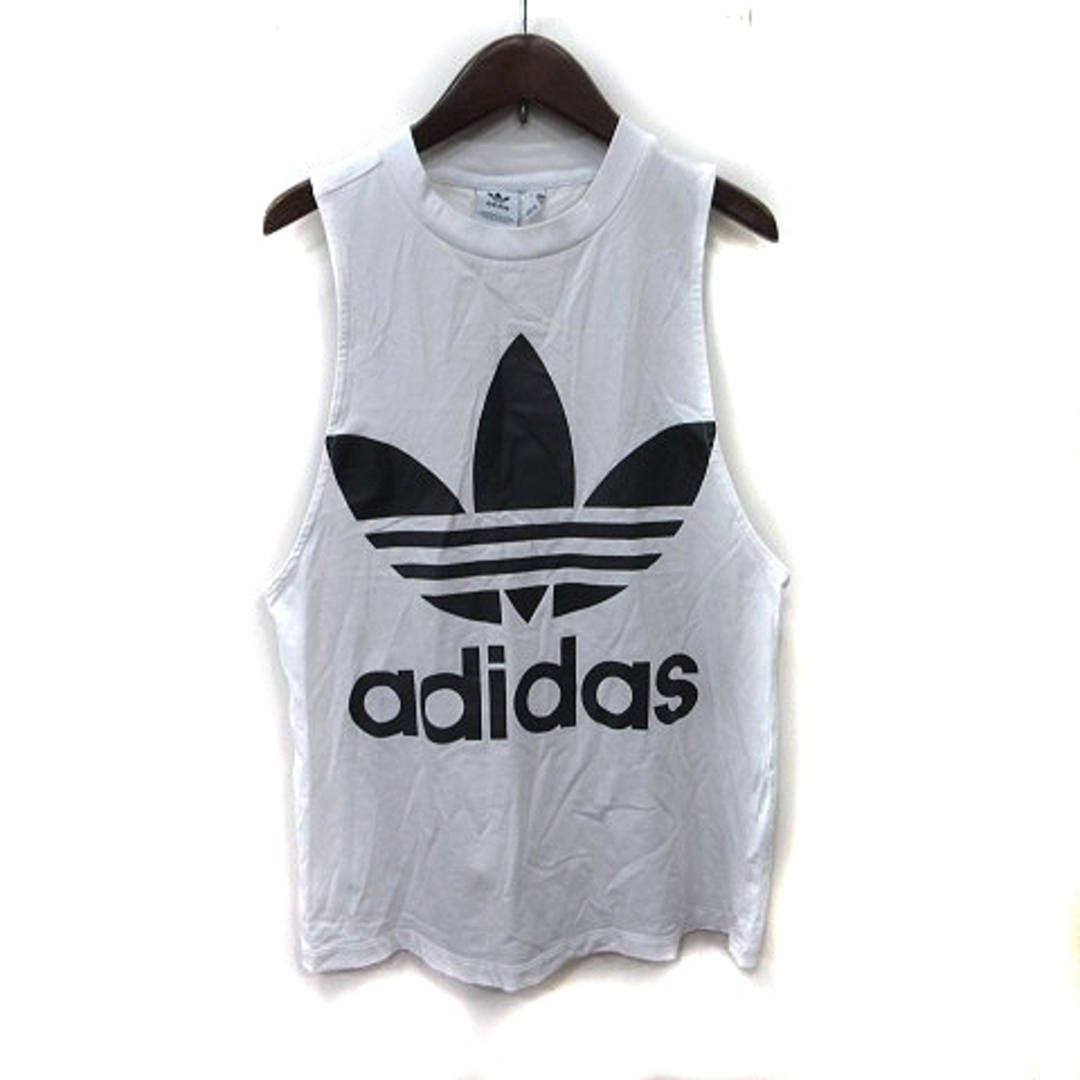 adidas - アディダス タンクトップ L 白 ホワイト /YIの通販 by adidas - アディダス タンクトップ L 白 ホワイト /YIの通販 by